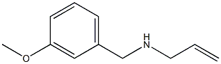 [(3-methoxyphenyl)methyl](prop-2-en-1-yl)amine 结构式