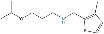 [(3-methylthiophen-2-yl)methyl][3-(propan-2-yloxy)propyl]amine 结构式