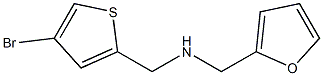 [(4-bromothiophen-2-yl)methyl](furan-2-ylmethyl)amine 结构式