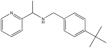 [(4-tert-butylphenyl)methyl][1-(pyridin-2-yl)ethyl]amine 结构式