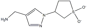 [1-(1,1-dioxidotetrahydrothien-3-yl)-1H-pyrazol-4-yl]methylamine 结构式