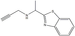 [1-(1,3-benzothiazol-2-yl)ethyl](prop-2-yn-1-yl)amine 结构式