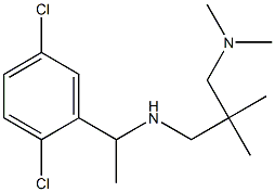 [1-(2,5-dichlorophenyl)ethyl]({2-[(dimethylamino)methyl]-2-methylpropyl})amine 结构式