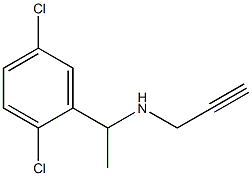 [1-(2,5-dichlorophenyl)ethyl](prop-2-yn-1-yl)amine 结构式