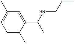 [1-(2,5-dimethylphenyl)ethyl](propyl)amine 结构式