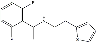 [1-(2,6-difluorophenyl)ethyl][2-(thiophen-2-yl)ethyl]amine 结构式