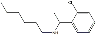 [1-(2-chlorophenyl)ethyl](hexyl)amine 结构式