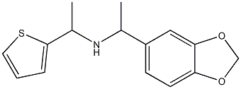 [1-(2H-1,3-benzodioxol-5-yl)ethyl][1-(thiophen-2-yl)ethyl]amine 结构式