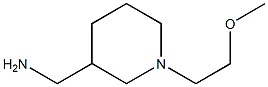 [1-(2-methoxyethyl)piperidin-3-yl]methanamine 结构式