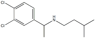 [1-(3,4-dichlorophenyl)ethyl](3-methylbutyl)amine 结构式