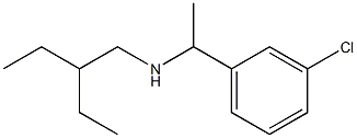 [1-(3-chlorophenyl)ethyl](2-ethylbutyl)amine 结构式