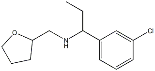 [1-(3-chlorophenyl)propyl](oxolan-2-ylmethyl)amine 结构式