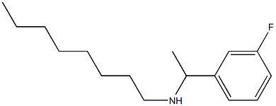 [1-(3-fluorophenyl)ethyl](octyl)amine 结构式