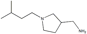 [1-(3-methylbutyl)pyrrolidin-3-yl]methylamine 结构式