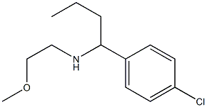 [1-(4-chlorophenyl)butyl](2-methoxyethyl)amine 结构式