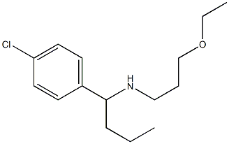 [1-(4-chlorophenyl)butyl](3-ethoxypropyl)amine 结构式