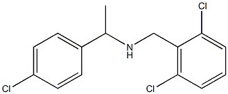 [1-(4-chlorophenyl)ethyl][(2,6-dichlorophenyl)methyl]amine 结构式