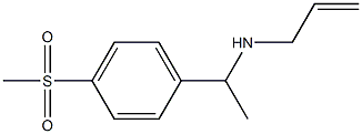 [1-(4-methanesulfonylphenyl)ethyl](prop-2-en-1-yl)amine 结构式