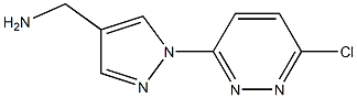 [1-(6-chloropyridazin-3-yl)-1H-pyrazol-4-yl]methylamine 结构式