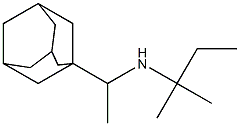 [1-(adamantan-1-yl)ethyl](2-methylbutan-2-yl)amine 结构式