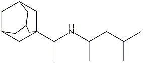 [1-(adamantan-1-yl)ethyl](4-methylpentan-2-yl)amine 结构式