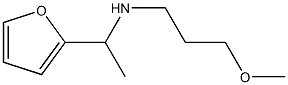 [1-(furan-2-yl)ethyl](3-methoxypropyl)amine 结构式