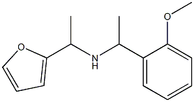[1-(furan-2-yl)ethyl][1-(2-methoxyphenyl)ethyl]amine 结构式