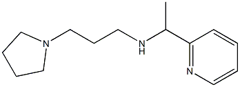 [1-(pyridin-2-yl)ethyl][3-(pyrrolidin-1-yl)propyl]amine 结构式