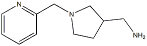 [1-(pyridin-2-ylmethyl)pyrrolidin-3-yl]methylamine 结构式