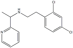 [2-(2,4-dichlorophenyl)ethyl][1-(pyridin-2-yl)ethyl]amine 结构式