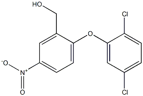 [2-(2,5-dichlorophenoxy)-5-nitrophenyl]methanol 结构式