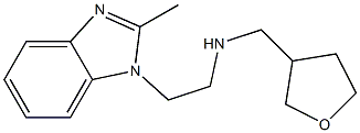 [2-(2-methyl-1H-1,3-benzodiazol-1-yl)ethyl](oxolan-3-ylmethyl)amine 结构式