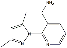 [2-(3,5-dimethyl-1H-pyrazol-1-yl)pyridin-3-yl]methylamine 结构式