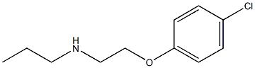 [2-(4-chlorophenoxy)ethyl](propyl)amine 结构式