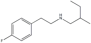 [2-(4-fluorophenyl)ethyl](2-methylbutyl)amine 结构式