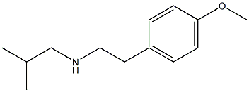 [2-(4-methoxyphenyl)ethyl](2-methylpropyl)amine 结构式