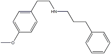 [2-(4-methoxyphenyl)ethyl](3-phenylpropyl)amine 结构式