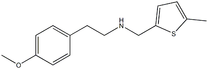 [2-(4-methoxyphenyl)ethyl][(5-methylthiophen-2-yl)methyl]amine 结构式