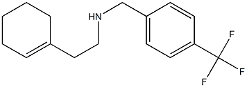 [2-(cyclohex-1-en-1-yl)ethyl]({[4-(trifluoromethyl)phenyl]methyl})amine 结构式