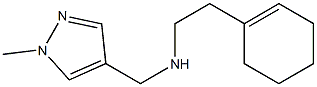 [2-(cyclohex-1-en-1-yl)ethyl][(1-methyl-1H-pyrazol-4-yl)methyl]amine 结构式