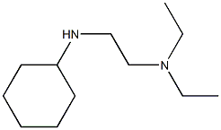 [2-(cyclohexylamino)ethyl]diethylamine 结构式