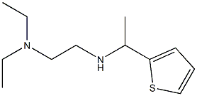 [2-(diethylamino)ethyl][1-(thiophen-2-yl)ethyl]amine 结构式