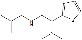 [2-(dimethylamino)-2-(thiophen-2-yl)ethyl](2-methylpropyl)amine 结构式