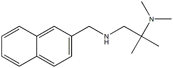 [2-(dimethylamino)-2-methylpropyl](naphthalen-2-ylmethyl)amine 结构式