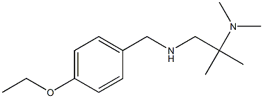 [2-(dimethylamino)-2-methylpropyl][(4-ethoxyphenyl)methyl]amine 结构式