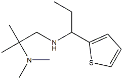 [2-(dimethylamino)-2-methylpropyl][1-(thiophen-2-yl)propyl]amine 结构式