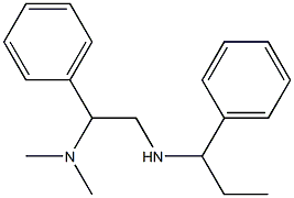 [2-(dimethylamino)-2-phenylethyl](1-phenylpropyl)amine 结构式