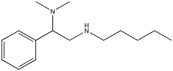 [2-(dimethylamino)-2-phenylethyl](pentyl)amine 结构式