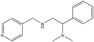 [2-(dimethylamino)-2-phenylethyl](pyridin-4-ylmethyl)amine 结构式