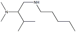 [2-(dimethylamino)-3-methylbutyl](pentyl)amine 结构式